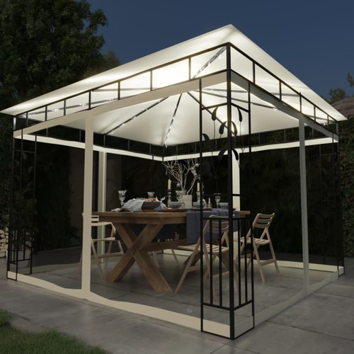 Gazebo with mosquito - with, net&led
