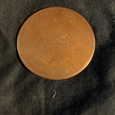 Rare Vintage Oakley Penny X Metal Mad Science Large Coin 2001 Copper 
