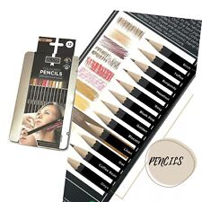 Professional Colouring Pencils Drawing Colouring Skin Tone Shade Artist Tin Pack