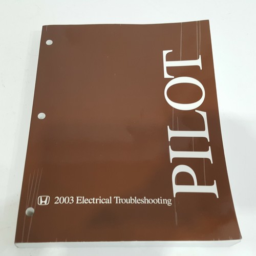 2003 honda pilot electrical - honda,