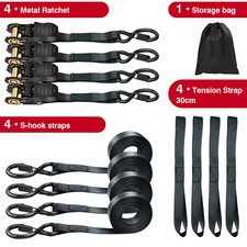 1764 LB Break Strength Cargo Straps 16.4ft for Moving Appliances, Lawn Equipment