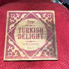 Lings Turkish Delight - Rose & lemon Empty Box 
