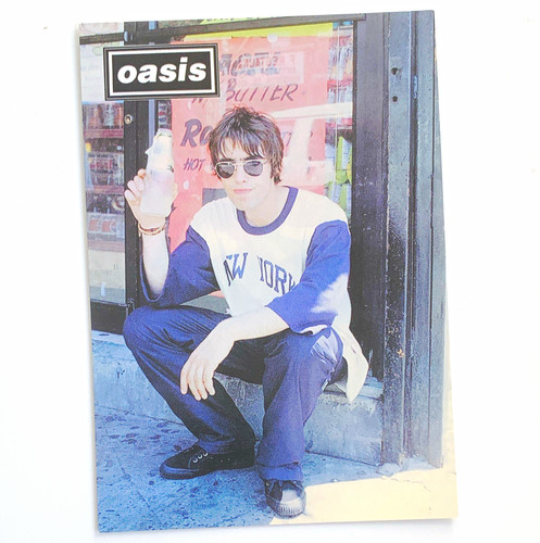 Oasis original postcard - oasis,
