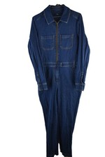BODEN Blue Denim Jumpsuit size