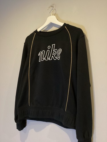 Nike black logo jumper size - nike,