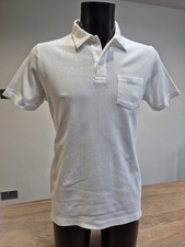 Sunspel Mens Polo Shirt White