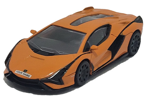 Lamborghini sian orange - in,
