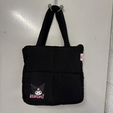Official Sanrio Kuromi Puffer Tote Bag