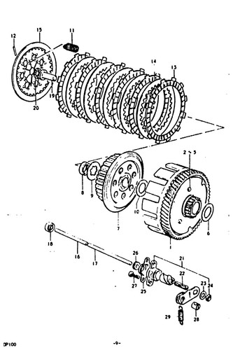 Suzuki genuine spring - suzuki, gp100