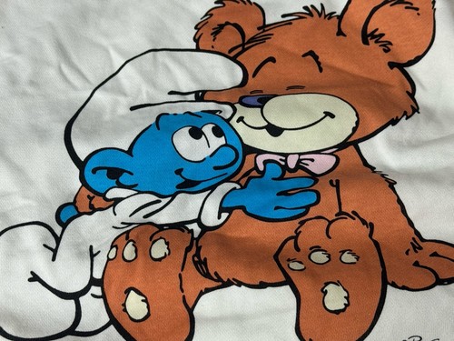 White smurf teddy graphic xl - white,