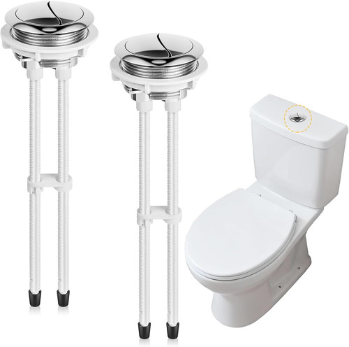 Dual flush toilet push - flush,