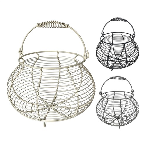 Wire egg basket with - wire,