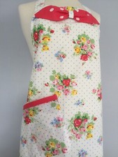 CATH KIDSTON handmade FULL APRON pocket, long ties & removable BOW long length