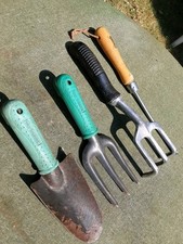 6 Garderner Garden Tool Set Allotment Window Box Digging Weeding Forks Trowel ++