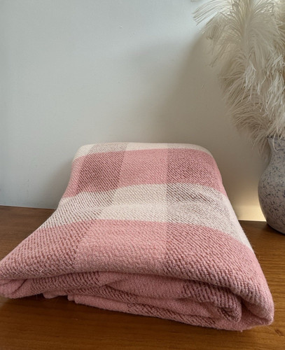 Vintage 60s pink chequered - 50/60s,