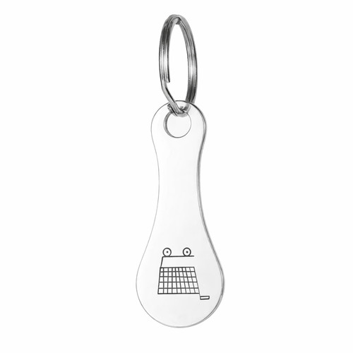 1pc trolley coin - coin, keyring