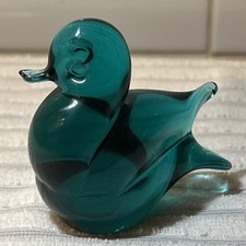 Signed Murano V Nason & Co Art Glass Bird Figurine Ornament Handblown & Made