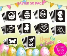 50 Easter  Glitter Tattoo