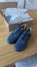 Hotter Brand New Tone II Extra Wide Lace Up Shoes Ladies Size 5 EEE Denim Navy
