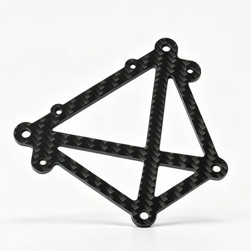 Carbon front upper plate - carbon,