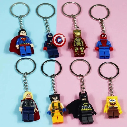 Lego keychains superman - lego,