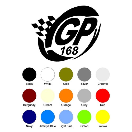 168 scooter sticker - gp,