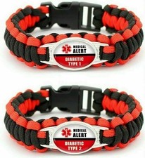 NEW Diabetic Bracelet Type 1 2