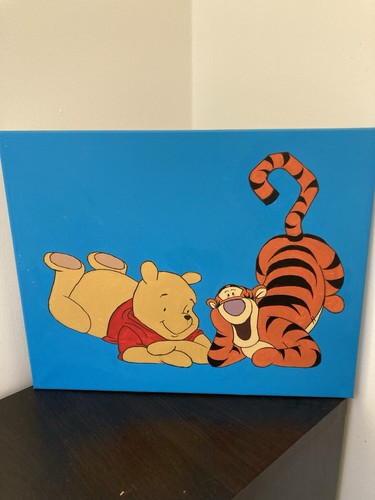 Painting hand painted on - a3,