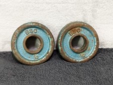 BSC 2 X 0.5 Iron Body Sculpture Weight Plates 1kg Total