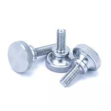 Knurled Thumb Screws Step Head