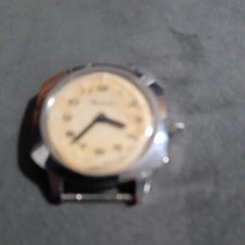 braille watch face Do  With A Clean keeps Good Time No Strap small crack