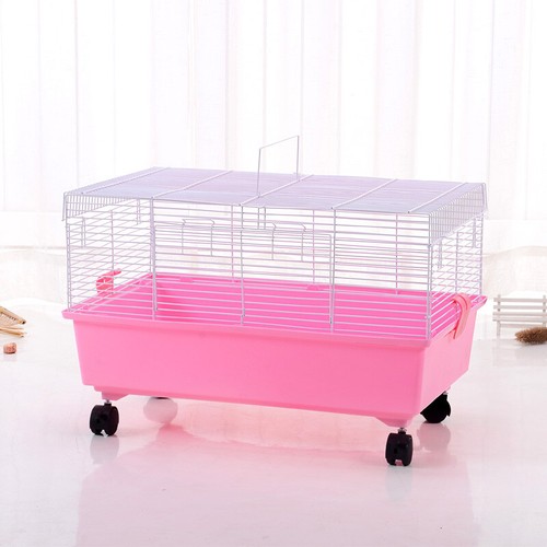 Deep tray hamster cage with - deep,