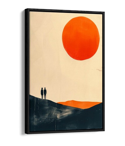 Silhouette couple sunset - of,