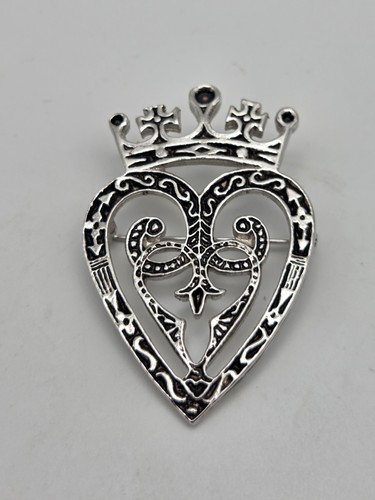 Large silver tone - , luckenbooth
