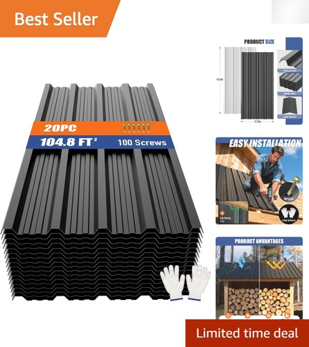 Versatile black metal roofing - versatile,