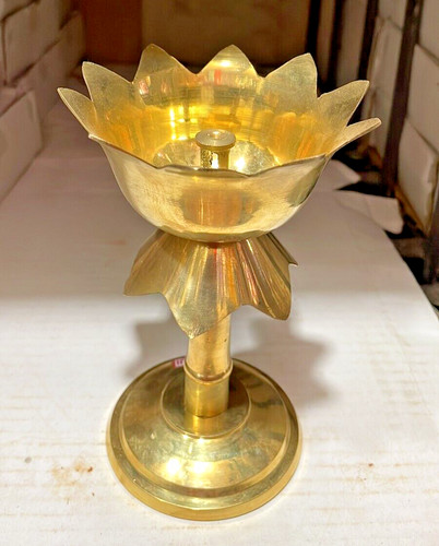 Pure brass diya for puja - pure,
