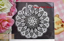 Vintage  Crochet Pattern Extraordinarily Beautiful 'Pansy' Doily
