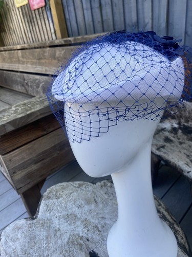 Vintage pillbox veil hat one - veil,