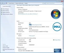 DELL Latitude D600 1.50GHz 2GB Ram 60GB HD Windows 7 Pro DVDRW