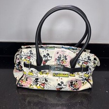 Disney Mickey & Minnie Comic Leather  Bag Satchel Purse