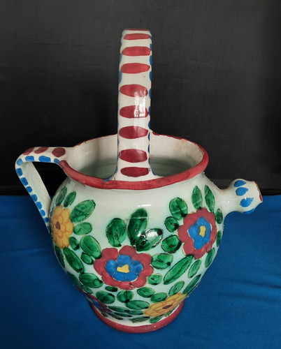 Vintage colourful faience - vintage,