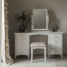 White dressing table desk - white,