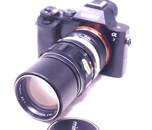 Sony mount adapted 135mm - sony, e