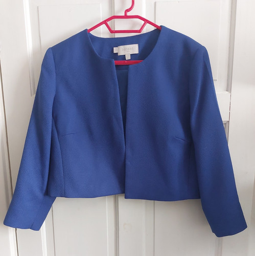 Hobbs blue elize cropped open - hobbs,