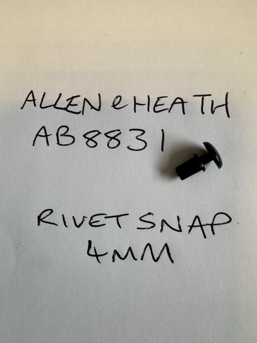 Allen heath 4mm snap rivet - heath,