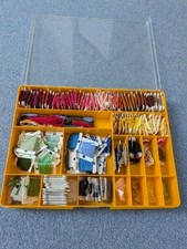 Gran's cross stitch/embroidery kit, original Anchor & DMC threads, organiser box