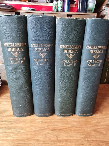 Encyclopedia biblica set - encyclopedia,