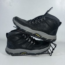 Skechers Relaxed Fit Respected Esmont Ankle Boot Black Goodyear Goga Mat UK 9