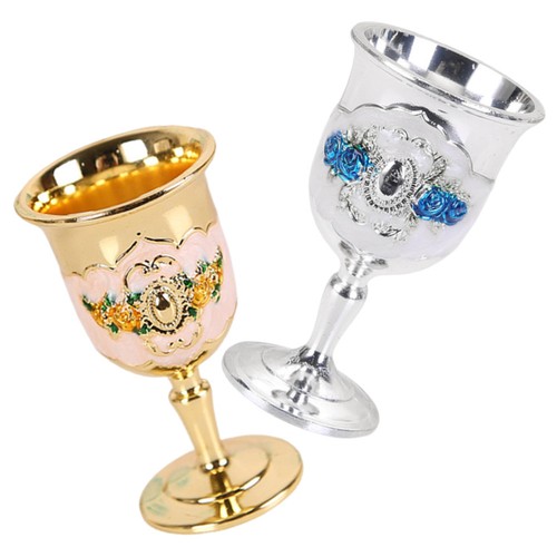 2pcs medieval chalice antique - 2pcs, chalice: