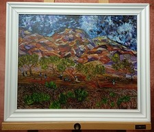 MARK REED Framed Original Oil